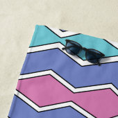 Vibrant Peaks ZigZag Strandlaken (In situ)