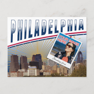Vibrant Philadelphia Pennsylvania Foto Collage Briefkaart