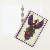 Vibrant Phoenix Rebirth Zentangle Nooracle Journal Notitieboek (Binnen)