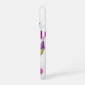 Vibrant pink and purple iris iPhone hoesje (Linkerkant)