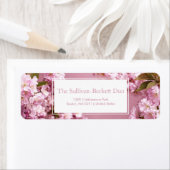 Vibrant Pink Cherry Blossom Petal Lush Botanical Etiket (Insitu)