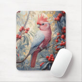 Vibrant Pink Galah Cockatoo Muismat (Met muis)
