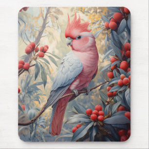 Vibrant Pink Galah Cockatoo Muismat