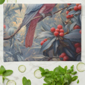 Vibrant Pink Galah Cockatoo Theedoek (Gevouwen)