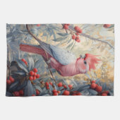 Vibrant Pink Galah Cockatoo Theedoek (Horizontaal)