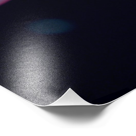 Vibrant Pink Lily Foto Afdruk (Hoek)