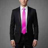 Vibrant Pink Ombre Gradient Stropdas