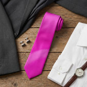 Vibrant Pink Ombre Gradient Stropdas
