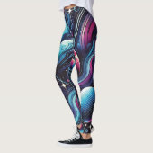Vibrant Planetaire Galaxy Vrouwen Leggings (Links)