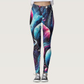 Vibrant Planetaire Galaxy Vrouwen Leggings (Voorkant)
