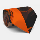 Vibrant Pop Art Cat Portrait Stropdas (Opgerold)