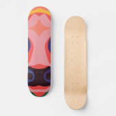 Vibrant Pop Art Cow Face Portrait Persoonlijk Skateboard (Voorkant)