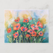 Vibrant Poppies Briefkaart (Voorkant)