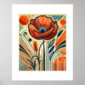 Vibrant Poppy Symphony Poster (Voorkant)