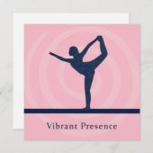 Vibrant Presence Art Card Feestdagenkaart (Voorkant / Achterkant)
