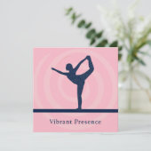 Vibrant Presence Art Card Feestdagenkaart (Staand voorkant)