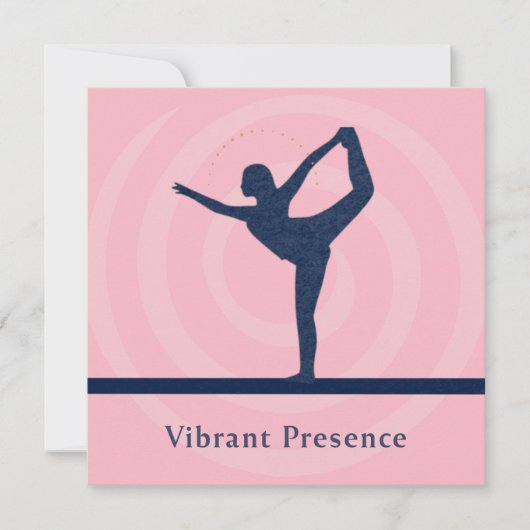 Vibrant Presence Art Card Feestdagenkaart (Voorkant)