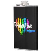 Vibrant PrideVibe Flask: Draag Pride met Regenboog Heupfles (Links)
