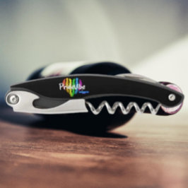 Vibrant PrideVibe: Ontkurken met Regenbooghart Kurkentrekker