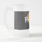 Vibrant PrideVibe: Proost met Regenbooghart Matglas Bierpul (Links)