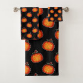 Vibrant Pumpkins Bath Towels Bad Handdoek (Insitu)