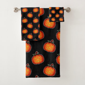Vibrant Pumpkins Bath Towels Bad Handdoek