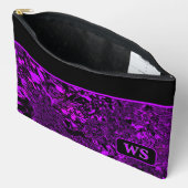 Vibrant Purple Cosmetic Pouch Etui (Open)