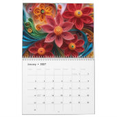 Vibrant  Quilled Designs 2026  Kalender (Jan 2027)