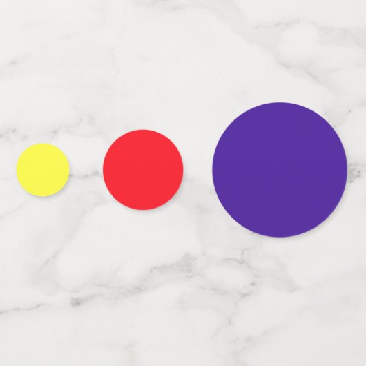 Vibrant Rainbow Colors Confetti (Voorkanten)