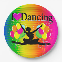 VIBRANT RAINBOW I LOVE DANCING DESIGN