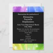 Vibrant Rainbow-klasse van 2018 Foto-Afstuderen Kaart (Achterkant)