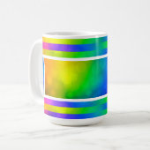 Vibrant Rainbow Mug Koffiemok (Voorkant links)