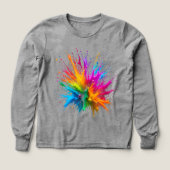 Vibrant Rainbow Paint Splatter Explosion (Voorkant)