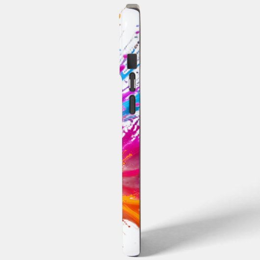 Vibrant Rainbow Paint Splatter Explosion Case-Mate iPhone Case (Achterkant / Links)