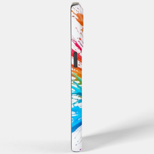 Vibrant Rainbow Paint Splatter Explosion Case-Mate iPhone Case (Achterkant / Rechts)