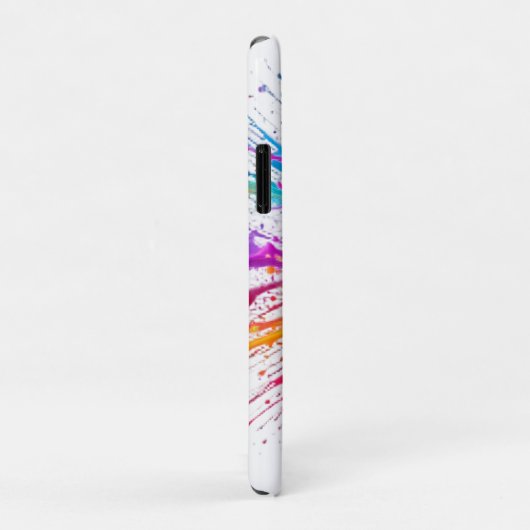 Vibrant Rainbow Paint Splatter Explosion Case-Mate iPhone Case (Achterkant/rechts)