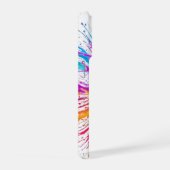 Vibrant Rainbow Paint Splatter Explosion iPhone Hoesje (Rechterkant)