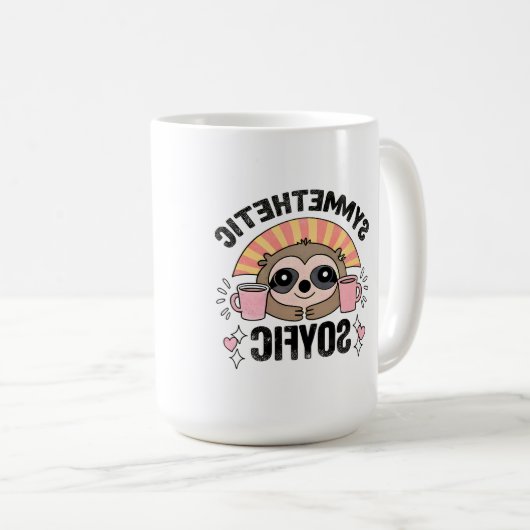 Vibrant Rainbow Paint Splatter Explosion Koffiemok (Voorkant rechts)