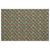 Vibrant Rainbow Petal Bloom Pattern Stof (Fat Quarter)