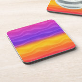Vibrant Rainbow Sand Dunes Drankjes Onderzetter (Linkerzijde)