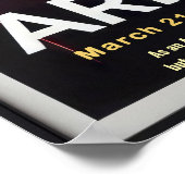 Vibrant Ram Zodiac Sign Poster (Hoek)