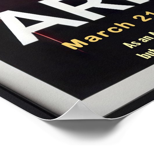 Vibrant Ram Zodiac Sign Poster (Hoek)