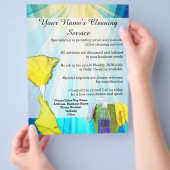 Vibrant Ray Business Kantoor Cleaning Service Flye Flyer (Hand)