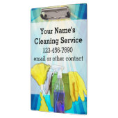 Vibrant Rays Custom Cleaning Service Business Klembord (Links)