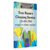 Vibrant Rays Custom Cleaning Service Business Klembord (Rechts)