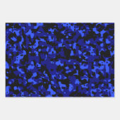 Vibrant Red Blue Green Camo Wrapping Paper Sheets (Voorkant 2)