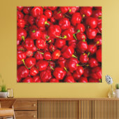 Vibrant Red Chili Pepper Harvest Canvas Afdruk (Insitu (Woonkamer))