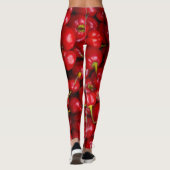 Vibrant Red Chili Pepper Harvest Leggings (Achterkant)