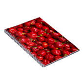 Vibrant Red Chili Pepper Harvest Notitieboek (Rechterzijde)