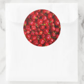 Vibrant Red Chili Pepper Harvest Ronde Sticker (Tas)